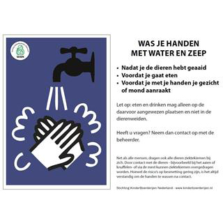 folder handen wassen