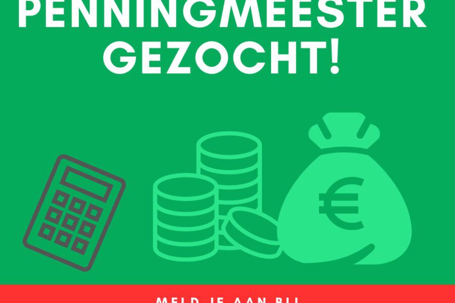 penningmeester gezocht
